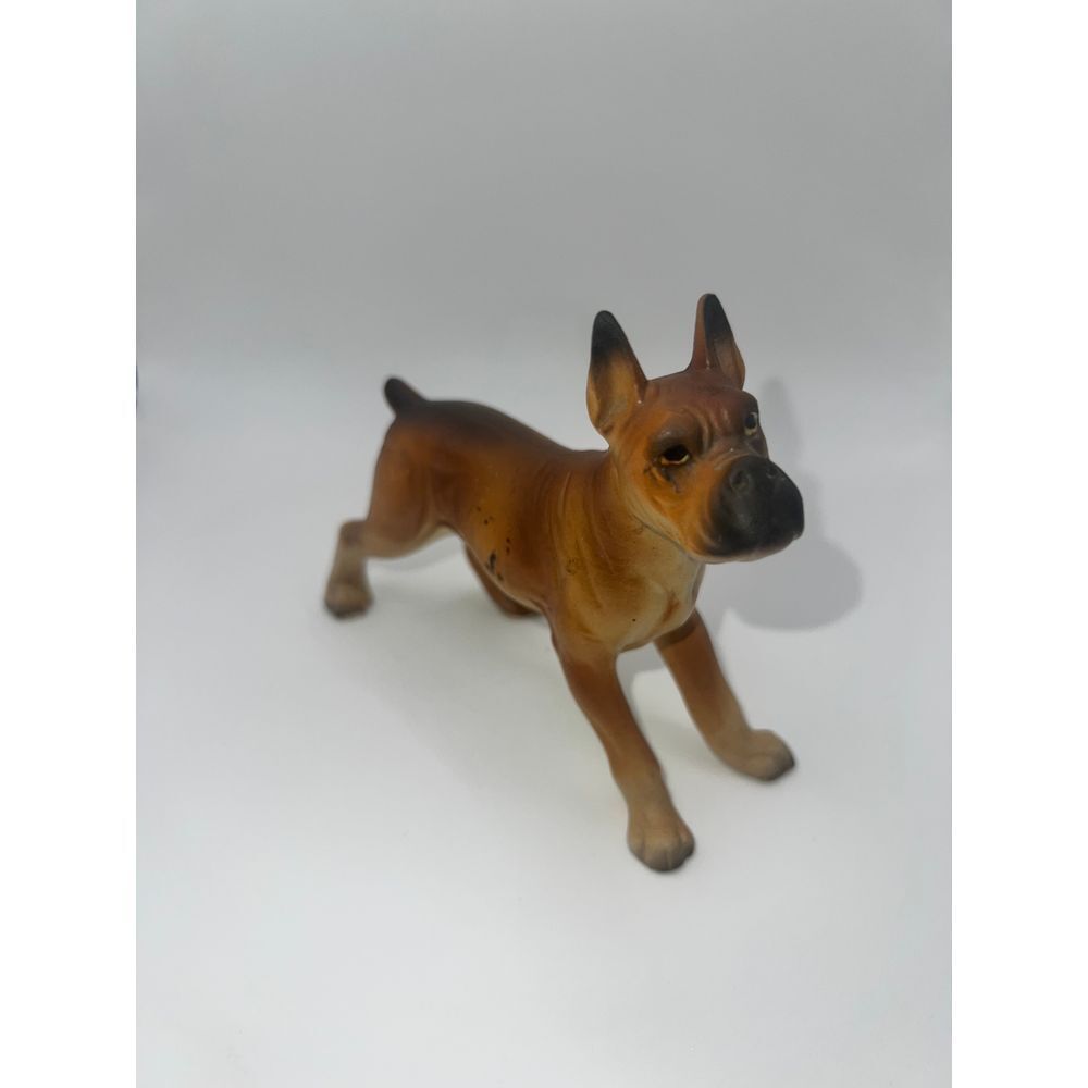 VTG Porcelain‎ Norcrest Brown Boxer Dog Figurine Made In Japan EUC Dog Lovers